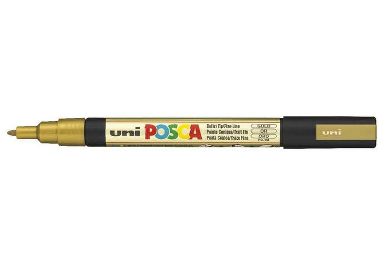 Uni-Ball uni POSCA PC-3M Rundspitze Gold 1Stück(e) Marker