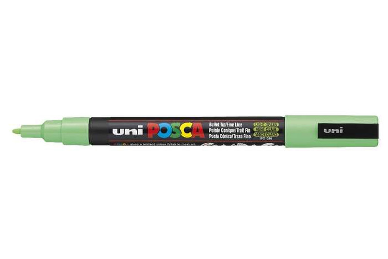 Uni-Ball uni POSCA PC-3M Пулевидный наконечник Зеленый 1шт маркер