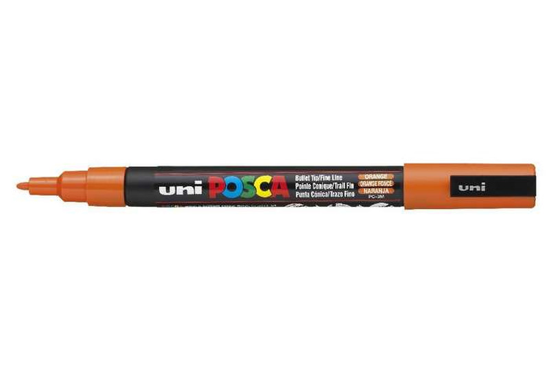 Uni-Ball uni POSCA PC-3M Пулевидный наконечник Оранжевый 1шт маркер