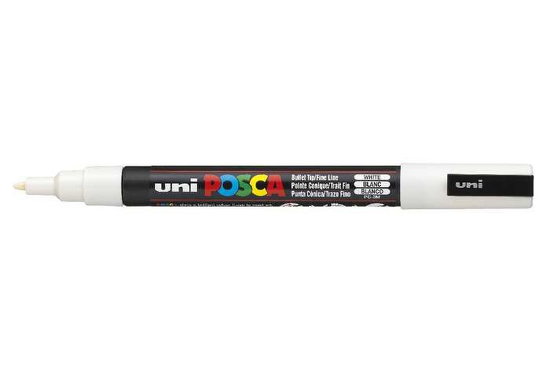 Uni-Ball uni POSCA PC-3M Белый 1шт маркер