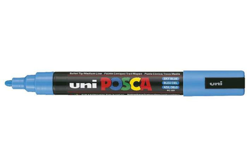 Uni-Ball uni POSCA PC-5M Пулевидный наконечник Синий 1шт маркер