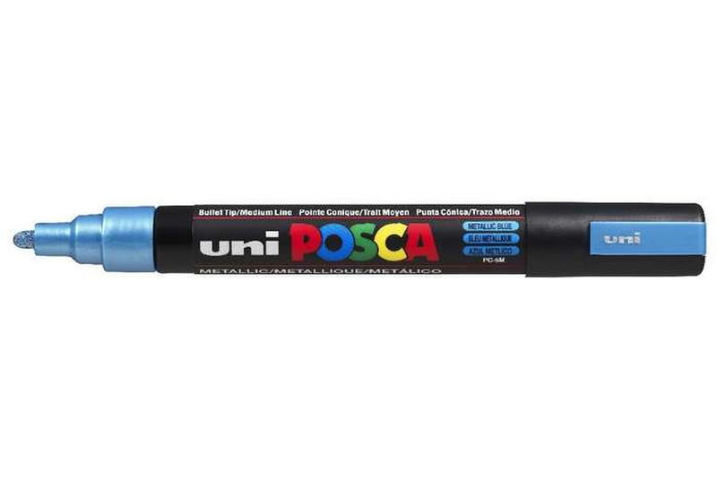 Uni-Ball uni POSCA PC-5M Пулевидный наконечник Синий 1шт маркер