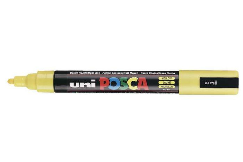 Uni-Ball uni POSCA PC-5M Желтый 1шт маркер