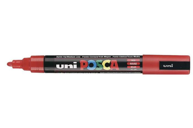 Uni-Ball uni POSCA PC-5M Красный 1шт маркер