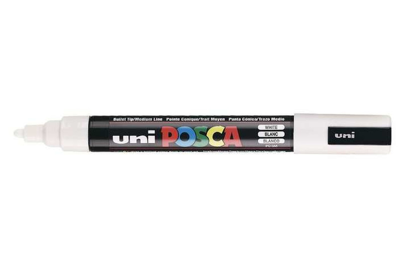 Uni-Ball uni POSCA PC-5M Белый 1шт маркер