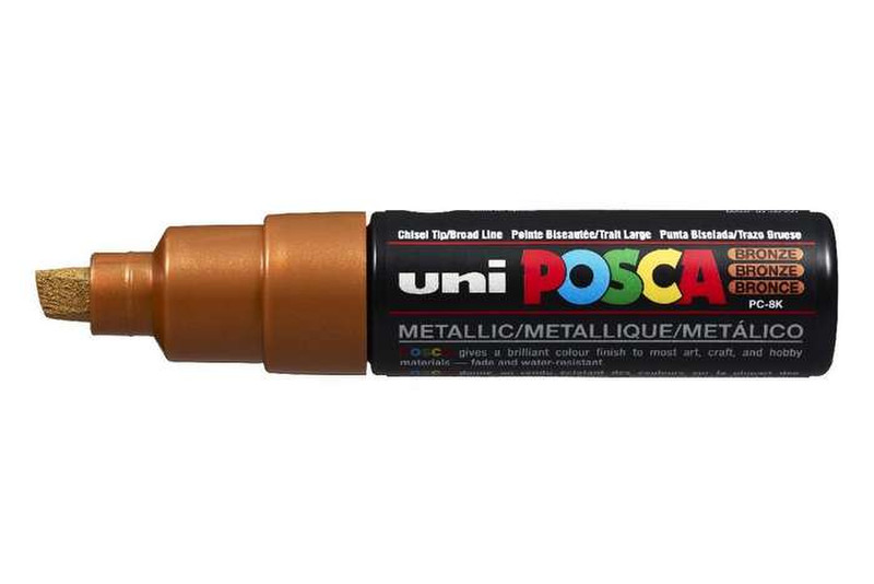 Uni-Ball uni POSCA PC-8K Chisel tip Bronze 1pc(s) marker