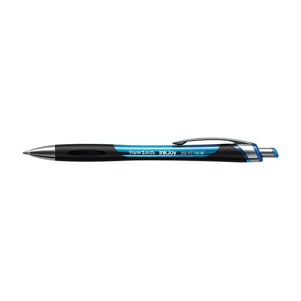 Papermate InkJoy 550 RT Clip-on retractable ballpoint pen Средний Синий 12шт