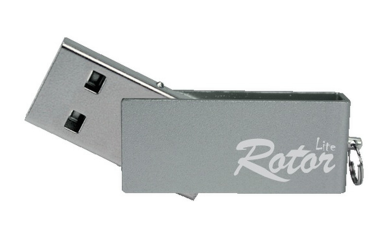 CnMemory Rotor 4 GB 4GB USB 2.0 Type-A Silver USB flash drive