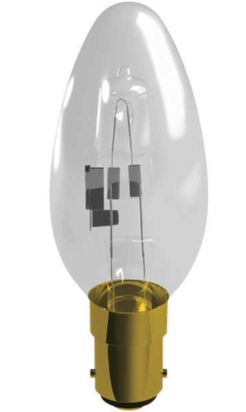 Duracell Candle 6, B15, 42W 42W B15 Warm white halogen bulb