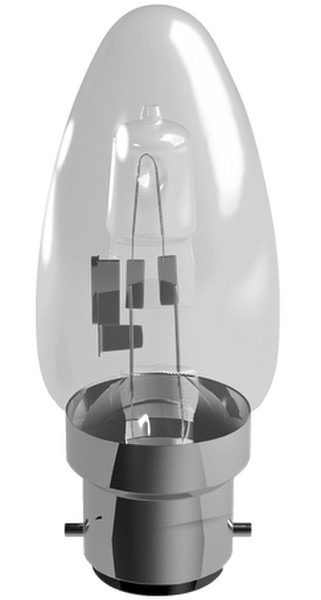 Duracell Candle 1, B22, 28W 28W B22 Warm white halogen bulb