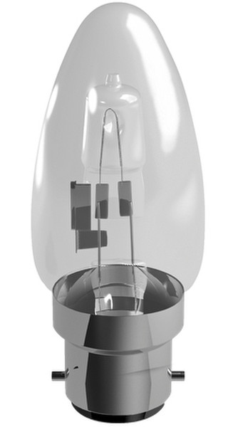 Duracell Candle 5, B22, 42W 42W B22 Warm white halogen bulb