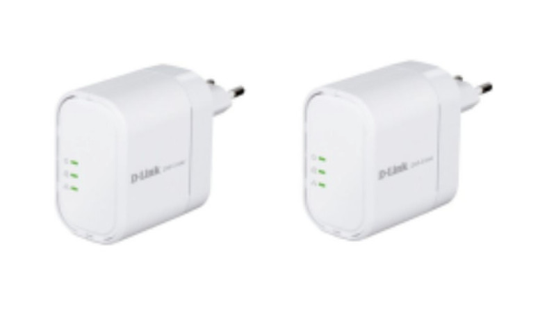D-Link DHP-W311AV 200Мбит/с Подключение Ethernet Белый 2шт PowerLine network adapter