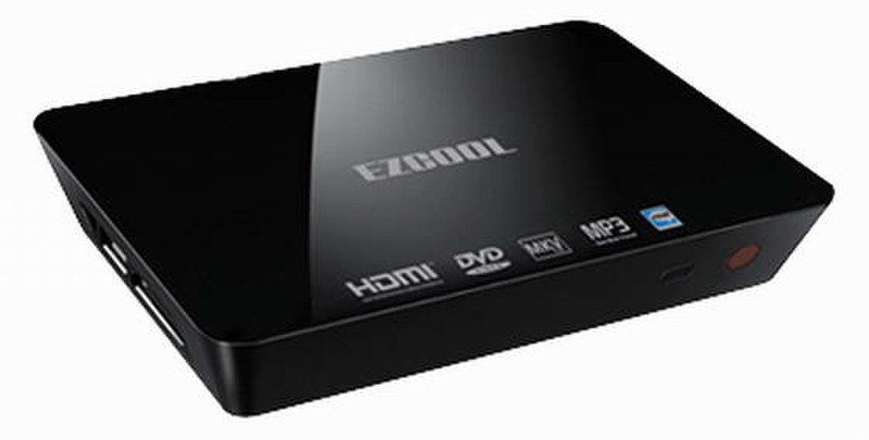 EZCOOL HD Box 2.0 Schwarz Digitaler Mediaplayer