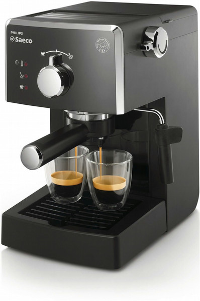 Saeco Poemia HD8423/01 freestanding Manual Espresso machine 1L Black coffee maker