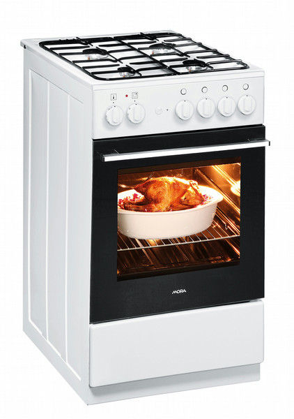 Mora KS 641 MW Freistehend Gas hob A Weiß