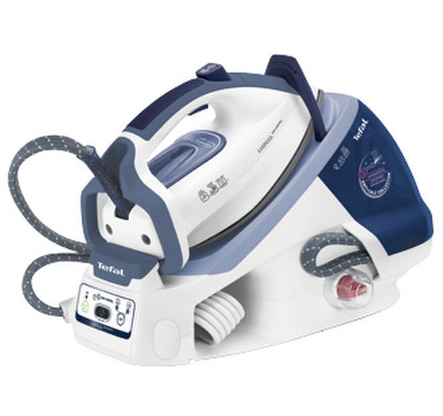 Tefal Express Easy Control GV7550 1.7L Ultragliss soleplate Blue,White steam ironing station