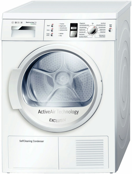 Bosch WTW8639Z Freistehend Frontlader 7kg A+ Weiß Wäschetrockner