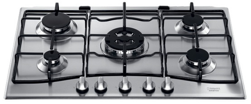 Hotpoint PC 750 T AX /HA built-in Gas Stainless steel hob