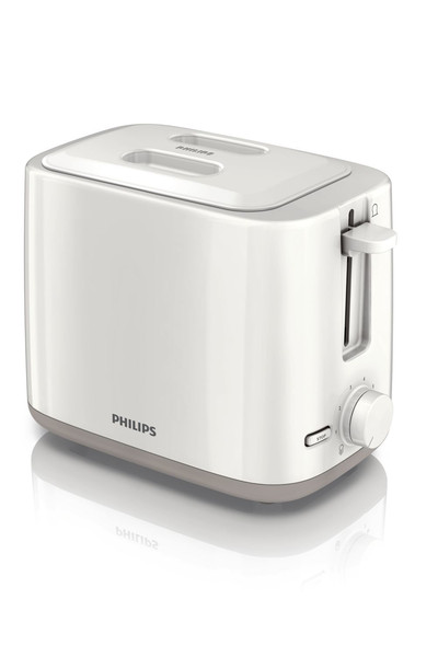 Philips Daily Collection HD2595/09 2slice(s) 800W White toaster