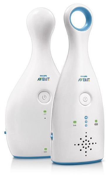 Philips AVENT SCD485/01 Analog babyphone 2канала Белый радио-няня