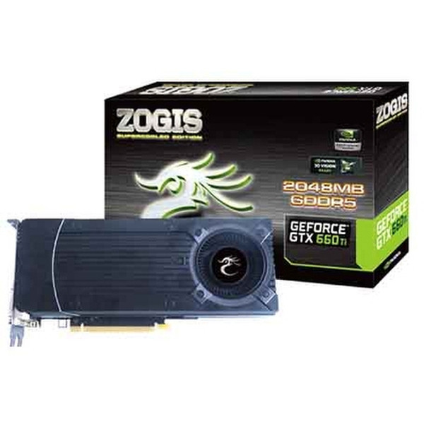 Zogis GeForce GTX 660Ti GeForce GTX 660 Ti 2ГБ GDDR5 видеокарта