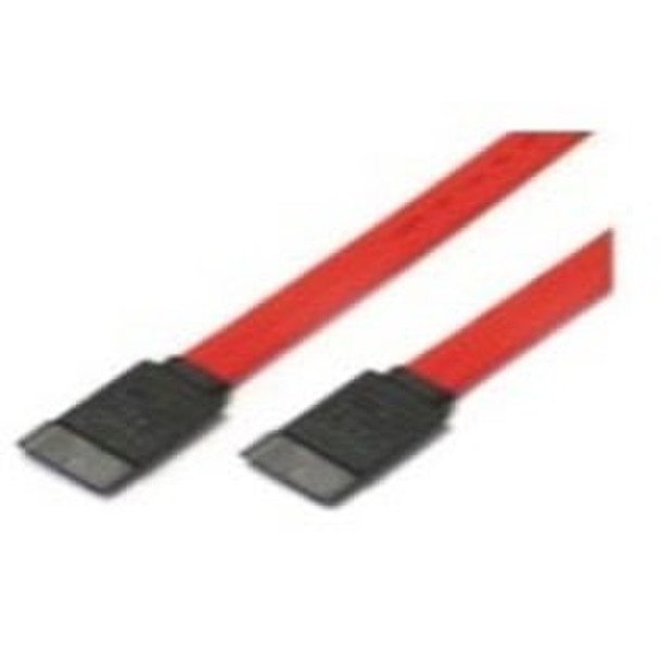 Atlantis Land 0.5m SATA 7pin/7pin 0.5м SATA 7-pin SATA 7-pin Черный, Красный кабель SATA