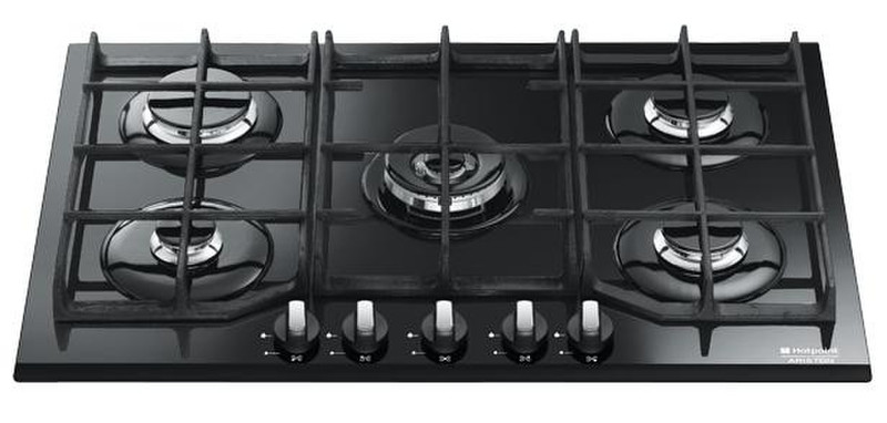 Hotpoint TQ 751 (BK) K GH /HA Eingebaut Gas Schwarz Kochfeld