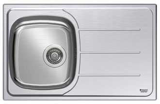 Hotpoint SN 79M1 (X) HA Steel sink