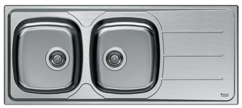 Hotpoint SN 116M2 (AX) HA Steel sink