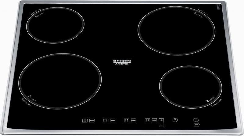 Hotpoint KIC 644 IX Встроенный Induction hob Черный, Нержавеющая сталь плита