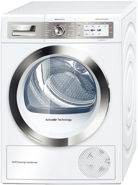 Bosch WTY88781 freestanding Front-load 8kg A++ White tumble dryer