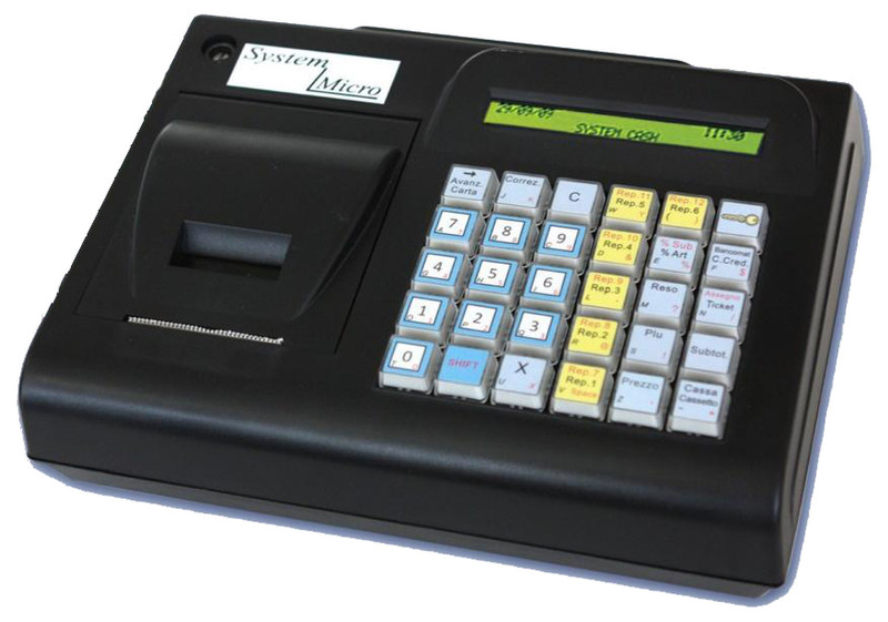 System Connection System Micro Dot Matrix 500PLUs LCD cash register