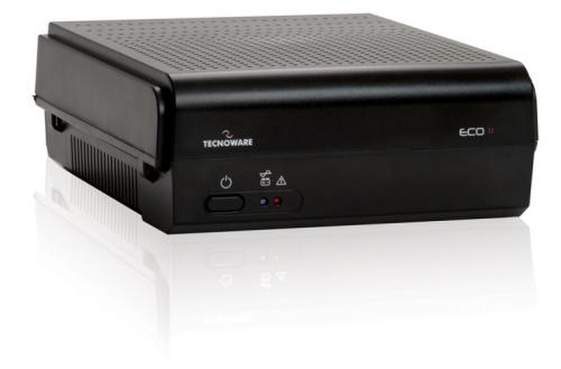 Tecnoware Eco 1.1 1100VA 2AC outlet(s) Kompakt Schwarz Unterbrechungsfreie Stromversorgung (UPS)