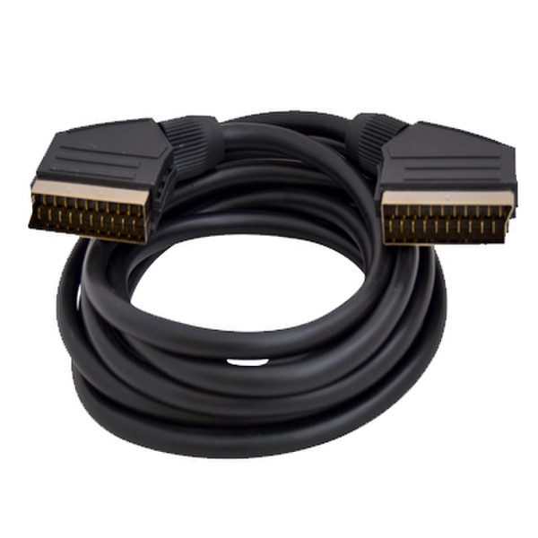 Inca ISC-03 1.8m SCART (21-pin) S-Video (4-pin) Schwarz Videokabel-Adapter