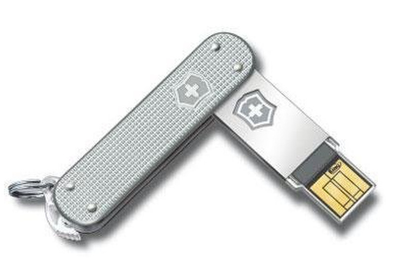 Victorinox 16GB Slim 2.0 16ГБ USB 2.0 Type-A Cеребряный USB флеш накопитель