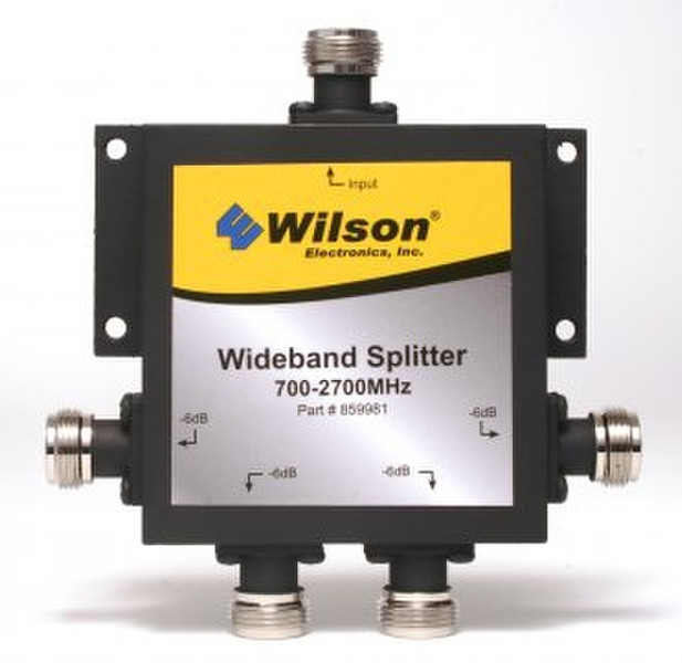 Wilson Electronics 859981 Cable splitter Черный кабельный разветвитель и сумматор