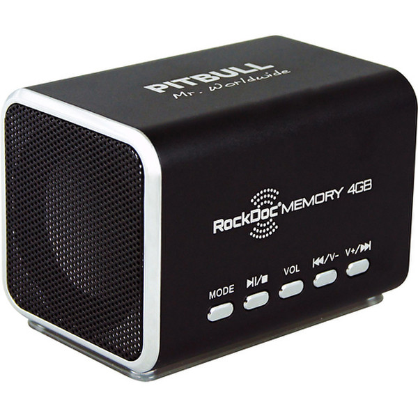 VisionTek Pitbull RockDoc MEMORY 4GB 2-way Stereo 6W Schwarz