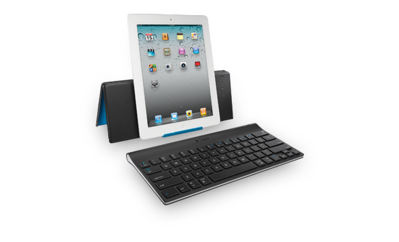 Logitech Tablet Keyboard for iPad Bluetooth QWERTY Английский Черный