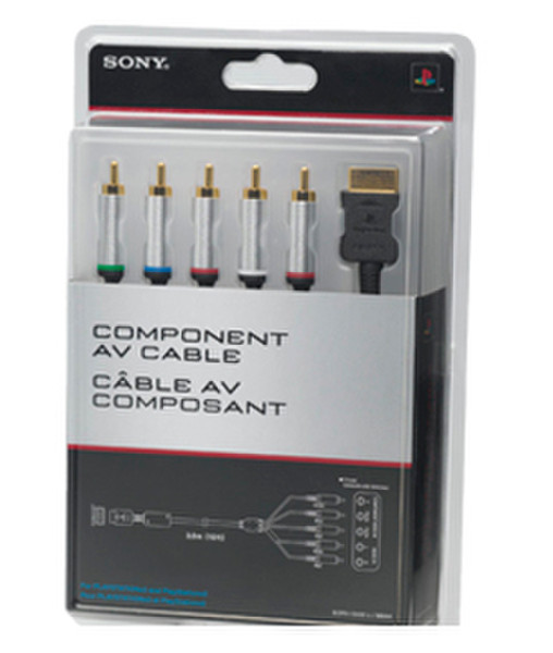 Sony 98044 3m 5 x RCA Schwarz Videokabel-Adapter