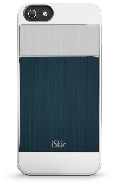 iSkin aura Cover case Blau, Silber