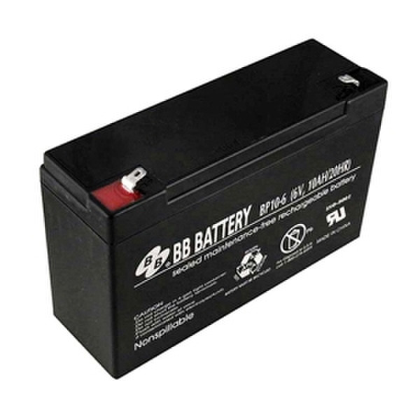 Battery-Biz B-630 Plombierte Bleisäure (VRLA) 10Ah 6V USV-Batterie