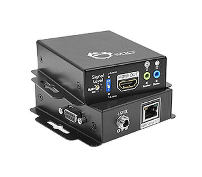 Siig HDMI Extender Single CAT5/6 AV transmitter & receiver Schwarz