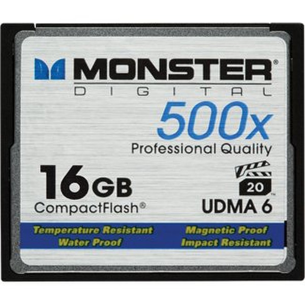 Monster Digital 16GB CompactFlash 500x 16ГБ CompactFlash карта памяти