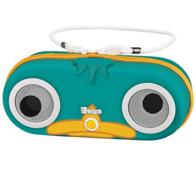 KIDdesigns DF-M13 Mono Soundbox Cyan Tragbarer Lautsprecher