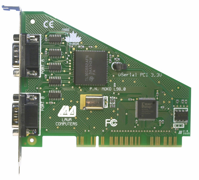 Lava DSerial-PCI 3.3V Внутренний Последовательный интерфейсная карта/адаптер