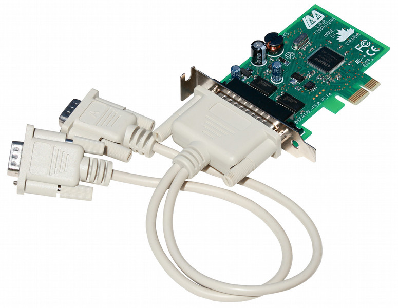 Lava DSerial-PCIe/LP Внутренний Последовательный интерфейсная карта/адаптер