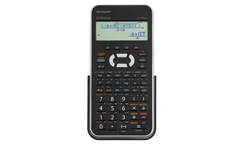 Sharp EL-W535XBSL Pocket Scientific calculator Black calculator
