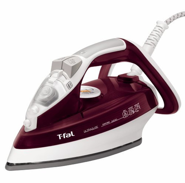 Tefal Ultraglide Easycord Steam iron Ceramic soleplate 1700Вт Красный