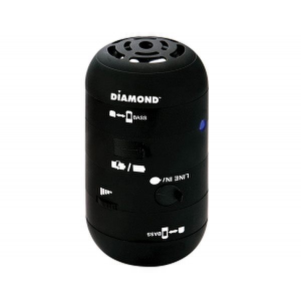 Diamond Multimedia Mini Rocker Mobile Stereo Black