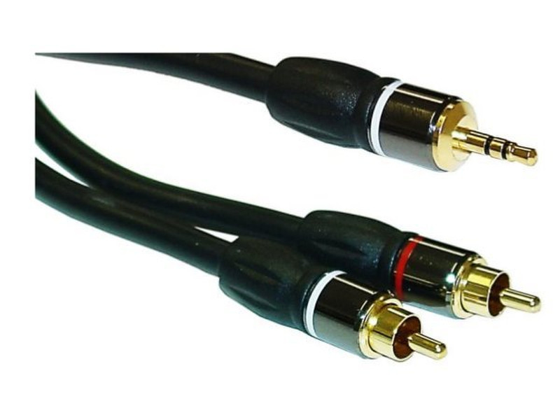 Phoenix Audio MT333 2 x RCA 2.5mm Black